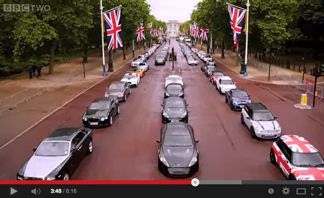 British made motors take over Pall Mall - Top Gear